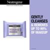 imageNeutrogena Night Calming Makeup Remover Face Wipes Nighttime Cleansing Towelettes Remove Sweat Dirt ampamp Makeup ampamp Calms Skin Hypoallergenic 100 Plant Based Cloth Twin Pack 2 x 25 ct25 Count Pack of 6