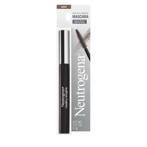imageNeutrogena Healthy Lengths Mascara for Stronger Longer Lashes Clump Smudge and FlakeFree Mascara with Olive Oil Vitamin E and Rice Protein BlackBrown 0321 oz03  Brown