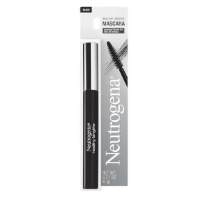 imageNeutrogena Healthy Lengths Mascara for Stronger Longer Lashes Clump Smudge and FlakeFree Mascara with Olive Oil Vitamin E and Rice Protein BlackBrown 0321 oz02  Black