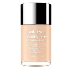 imageNeutrogena Healthy Skin Liquid Makeup Foundation with Broad Spectrum SPF 20 Sunscreen Medium Coverage Foundation with Nourishing ProVitamin B5 Chestnut 135 1 fl oz070 Fresh Beige