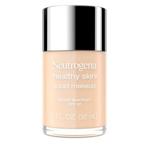 imageNeutrogena Healthy Skin Liquid Makeup Foundation with Broad Spectrum SPF 20 Sunscreen Medium Coverage Foundation with Nourishing ProVitamin B5 Chestnut 135 1 fl oz040 Nude