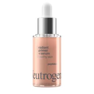 imageNeutrogena Healthy Skin Radiant Booster Primer ampamp Serum SkinEvening SerumtoPrimer with Peptides ampamp Pearl Pigments Evens the Look of Skins Tone ampamp Smooths Texture 10 fl ozBooster Primer  Serum