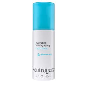 imageNeutrogena Hydro Boost Hydrating Makeup Setting Spray with Hyaluronic Acid Longwear Makeup Setting Facial Mist for Smooth Glowing Dewy Skin NonComedogenic ampamp Hypoallergenic 34 fl oz