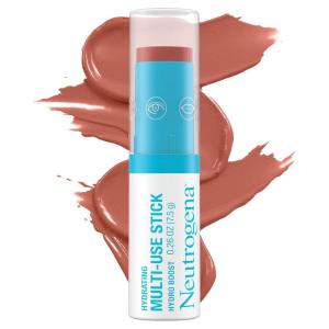 imageNeutrogena Hydro Boost Hydrating MultiUse Makeup Stick with Hyaluronic Acid Gentle MultiUse Colored Makeup Balm to Brighten Lips Cheeks ampamp Eyes NonComedogenic Temptation 026 oz