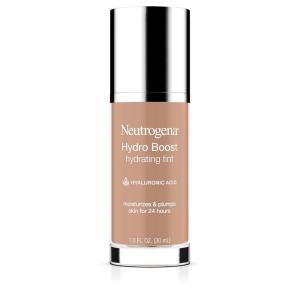 imageNeutrogena Hydro Boost Hydrating Tint Foundation Makeup for Dry Skin with Hyaluronic Acid Lightweight OilFree Water Gel NonComedogenic 115 Cocoa Color 10 fl oz050 Soft Beige