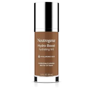 imageNeutrogena Hydro Boost Hydrating Tint Foundation Makeup for Dry Skin with Hyaluronic Acid Lightweight OilFree Water Gel NonComedogenic 115 Cocoa Color 10 fl ozChestnut