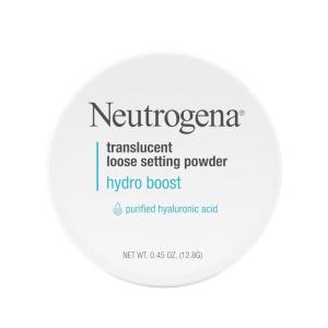 imageNeutrogena Hydro Boost Translucent Loose Setting Powder with Purified Hyaluronic Acid for Smooth Skin Blurs Imperfections and Sets Makeup Lightweight Face Powder 44 oz