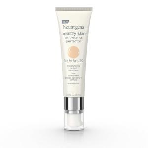 imageNeutrogena Retinol Treatment ampamp Tinted Facial Moisturizer Healthy Skin AntiAging Perfector Broad Spectrum SPF 20 Sunscreen ampamp Titanium Dioxide Blendable Sheer Coverage 40 Neutral to Tan 1 fl Oz20 Fair To Light
