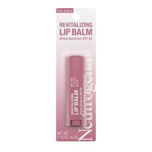 imageNeutrogena Revitalizing Tinted Lip Balm Broad Spectrum SPF 20 Sunscreen Moisturizing Lip Balm with a Sheer Tint for Softer Smoother HealthierLooking Lips Sheer Petal Glow 40 15 oz