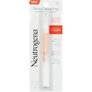 imageNeutrogena SkinClearing Blemish Concealer Face Makeup with Salicylic Acid Acne Medicine NonComedogenic and OilFree Concealer Helps Cover Treat ampamp Prevent Breakouts Medium 1505 oz05 Fair