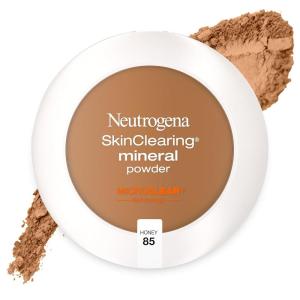 imageNeutrogena SkinClearing Mineral AcneConcealing Pressed Powder Compact ShineFree ampamp OilAbsorbing Makeup with Salicylic Acid to Cover Treat ampamp Prevent Breakouts Soft Beige 5038 oz085 Honey