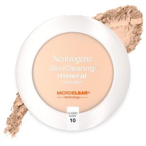 imageNeutrogena SkinClearing Mineral AcneConcealing Pressed Powder Compact ShineFree ampamp OilAbsorbing Makeup with Salicylic Acid to Cover Treat ampamp Prevent Breakouts Soft Beige 5038 oz010 Classic Ivory