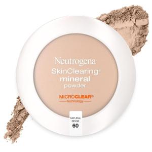 imageNeutrogena SkinClearing Mineral AcneConcealing Pressed Powder Compact ShineFree ampamp OilAbsorbing Makeup with Salicylic Acid to Cover Treat ampamp Prevent Breakouts Soft Beige 5038 oz060 Natural Beige