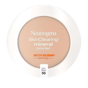 imageNeutrogena SkinClearing Mineral AcneConcealing Pressed Powder Compact ShineFree ampamp OilAbsorbing Makeup with Salicylic Acid to Cover Treat ampamp Prevent Breakouts Soft Beige 5038 oz050 Soft Beige
