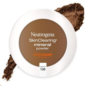 imageNeutrogena SkinClearing Mineral AcneConcealing Pressed Powder Compact ShineFree ampamp OilAbsorbing Makeup with Salicylic Acid to Cover Treat ampamp Prevent Breakouts Soft Beige 5038 oz135 Chestnut
