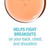 imageNeutrogena Body Clear Acne Treatment Body Wash with Salicylic Acid Acne Medicine Pink Grapefruit Body Acne Cleanser to Prevent Breakouts on Back Chest ampamp Shoulders 85 fl oz 3 PackLightly Scented