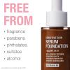 imageNeutrogena Healthy Skin Sensitive Skin Serum Foundation with ProVitamin B5 Color Correcting ampamp Pore Minimizing Liquid Foundation ampamp Face Serum Buildable Coverage Medium 03 1 oz503 Deep