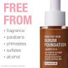 imageNeutrogena Healthy Skin Sensitive Skin Serum Foundation with ProVitamin B5 Color Correcting ampamp Pore Minimizing Liquid Foundation ampamp Face Serum Buildable Coverage Medium 03 1 oz502 Deep