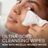 imageNeutrogena Makeup Remover Wipes Daily UltraSoft Micellar Cleansing Wipes Gently Remove Oil ampamp Makeup with No Heavy Residue formulated without alcohol ampamp Made with PlantBased Cloth 25 Ct with Case25 Count Pack of 6
