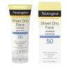imageNeutrogena Mineral Sunscreen Sheer Zinc Oxide DryTouch Lotion Broad Spectrum Sunblock SPF 50 Water Resistant Sunscreen For Sensitive Skin 3 fl oz 3 Pack2 Fl Oz Pack of 1