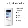 imageNeutrogena Ultra Sheer DryTouch Sunscreen For Face ampamp Body SPF 55 Broad Spectrum UVAUVB Protection Lightweight Water Resistant ampamp NonGreasy Travel Size Sunscreen 3 fl oz047 Ounce Pack of 1