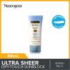 imageNeutrogena Ultra Sheer DryTouch Sunscreen For Face ampamp Body SPF 55 Broad Spectrum UVAUVB Protection Lightweight Water Resistant ampamp NonGreasy Travel Size Sunscreen 3 fl oz3 Fl Oz Pack of 1