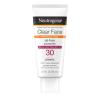imageNeutrogena Clear Face Sunscreen Lotion for AcneProne Skin Broad Spectrum SPF 30 Facial Sunscreen for Oily Skin Fragrance ampamp OxybenzoneFree Water Resistant 3 fl ozSPF 30