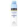 imageNeutrogena Ultra Sheer Body Mist Sunscreen Spray Broad Spectrum SPF 45 Lightweight NonGreasy ampamp Water Resistant OilFree ampamp NonComedogenic UVAUVB Sunscreen Mist 5 oz 3 PackSPF 45