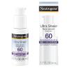 imageNeutrogena Ultra Sheer Face Sunscreen with Vitamin E ampamp SPF 60 Sunscreen for Face with Broad Spectrum UVAUVB Protection FragranceFree OxybenzoneFree WaterResistant 80 minutes 17 Fl Oz