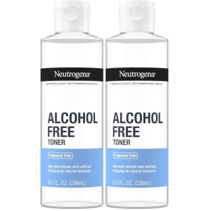 imageNeutrogena AlcoholFree Gentle Daily Facial Toner FragranceFree to Tone ampamp Refresh Skin Gently Removes Impurities ampamp Reconditions Skin Hypoallergenic 8 fl oz8 Fl Oz Pack of 2
