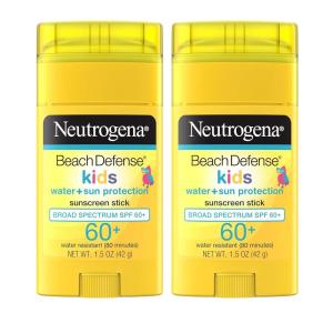 imageNeutrogena Beach Defense Kids Sunscreen Spray SPF 70 WaterResistant Spray Sunscreen Broad Spectrum Protection OxybenzoneFree ampamp FastDrying Beach Vacation Essential 65 oz Pack of 2NEUTROGENA BEACH DEFENSE KIDS
