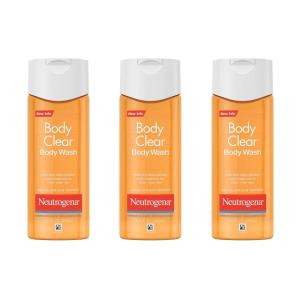 imageNeutrogena Body Clear Acne Treatment Body Wash with Salicylic Acid Acne Medicine Pink Grapefruit Body Acne Cleanser to Prevent Breakouts on Back Chest ampamp Shoulders 85 fl oz 3 PackLightly Scented