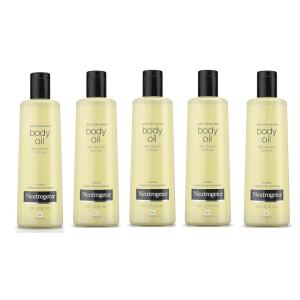 imageNeutrogena Body Oil Light Sesame Formula for Radiant HealthyLooking Glow Moisturizer for Dry Skin Lightweight NonGreasy FastAbsorbing Bath and Massage Shower Oil 16 Fl Oz Bottle Size16 Fl Oz Pack of 5