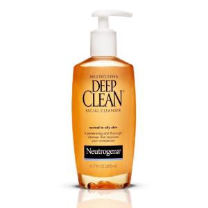 imageNeutrogena Deep Clean Daily Facial Cleanser with Beta Hydroxy Acid for Normal to Oily Skin AlcoholFree OilFree ampamp NonComedogenic 67 fl ozUnscented