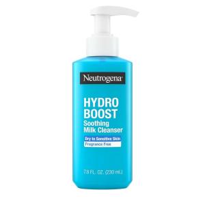 imageNeutrogena Hydro Boost Face Wash Soothing Milk Cleanser Fragrance Free Hydrating Facial Cleanser With Hyaluronic Acid Sensitive Skin Face Wash ampamp Makeup Remover 78 Fl Oz
