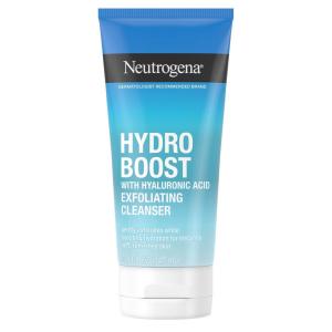 imageNeutrogena Hydro Boost Gentle Exfoliating Daily Facial Cleanser with Hyaluronic Acid Face Wash Clinically Proven to Increase Skins Hydration Level OilFree ampamp NonComedogenic 5 oz 3 Pack5 Ounce Pack of 3