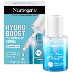 imageNeutrogena Hydro Boost Hyaluronic Acid Serum For Face Lightweight Daily Hydrating Serum To Revive Dry Skin OilFree NonComedogenic Fragrance Free 1 oz