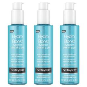 imageNeutrogena Hydro Boost Lightweight Hydrating Facial Cleansing Gel Gentle Face Wash ampamp Makeup Remover with Hyaluronic Acid Hypoallergenic ampamp Non Comedogenic 6 oz Pack of 3Unscented
