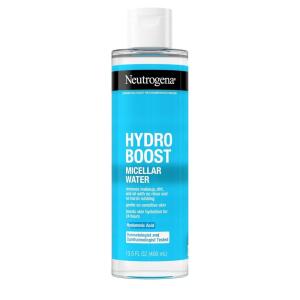imageNeutrogena Hydro Boost Micellar Water with Hyaluronic Acid Micellar Cleansing Water for Sensitive Skin Removes Makeup Dirt ampamp Oil AlcoholFree 135 fl oz