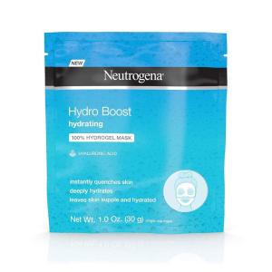 imageNeutrogena Hydro Boost Moisturizing ampamp Hydrating 100 Hydrogel Sheet Mask Face Mask for Dry Skin with Hyaluronic Acid Gentle ampamp NonComedogenic 1 oz 12 Pack1 Count Pack of 1