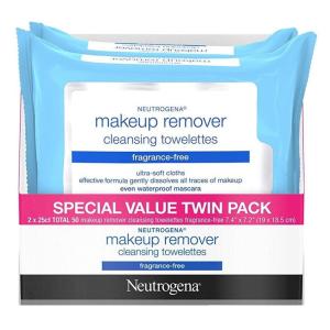 imageNeutrogena Makeup Remover Wipes Daily UltraSoft Micellar Cleansing Wipes Gently Remove Oil ampamp Makeup with No Heavy Residue formulated without alcohol ampamp Made with PlantBased Cloth 25 ct 6 Pack25 Count Pack of 12