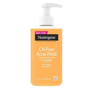 imageNeutrogena OilFree Acne Face Wash Breakout Prone Skin Facial Cleanser with 2 Salicylic Acid Acne Treatment for Face 91 fl oz
