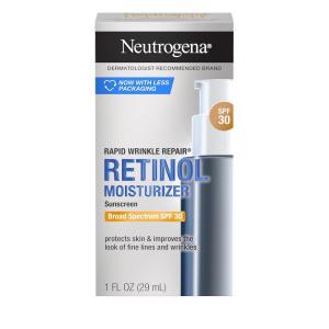 imageNeutrogena Rapid Wrinkle Repair Retinol Face Moisturizer with SPF 30 Sunscreen Daily AntiAging Face Cream with Retinol ampamp Hyaluronic Acid to Fight Fine Lines Wrinkles ampamp Dark Spots 1 fl oz