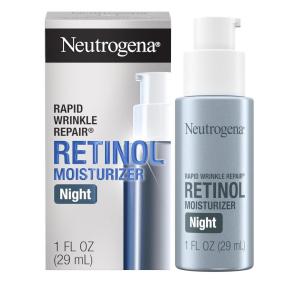 imageNeutrogena Rapid Wrinkle Repair Retinol Night Face Moisturizer Daily AntiAging Face Cream with Retinol ampamp Hyaluronic Acid to Fight Fine Lines ampamp Wrinkles 1 fl oz