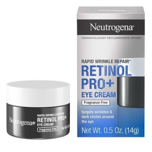 imageNeutrogena Rapid Wrinkle Repair Retinol Pro AntiWrinkle Eye Cream Targeted Eye Cream for Wrinkles ampamp Dark Circles Formulated without Fragrance Dyes Phthalates and Parabens 05 oz