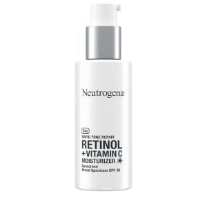imageNeutrogena Retinol  Vitamin C Correcting Cream Rapid Tone Repair Face ampamp Neck Cream with Hyaluronic Acid for Dark Spots Fine Lines ampamp Wrinkles 17 ozFace Moisturizer with SPF