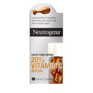 imageNeutrogena Retinol  Vitamin C Correcting Cream Rapid Tone Repair Face ampamp Neck Cream with Hyaluronic Acid for Dark Spots Fine Lines ampamp Wrinkles 17 ozBrightening Serum Capsules