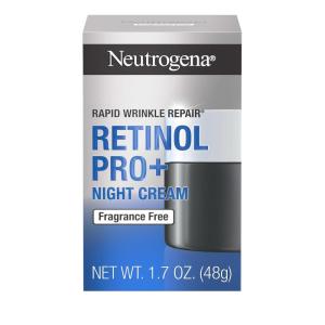 imageNeutrogena Retinol Pro AntiWrinkle Night Moisturizer Rapid Wrinkle Repair AntiAging Face ampamp Neck Cream Formulated without fragrance parabens dyes ampamp phthalates Retinol 17 oz