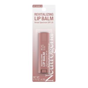 imageNeutrogena Revitalizing Tinted Lip Balm Broad Spectrum SPF 20 Sunscreen Moisturizing Lip Balm with a Sheer Tint for Softer Smoother HealthierLooking Lips Sheer Soft Caramel 50 15 oz1 Count Pack of 1