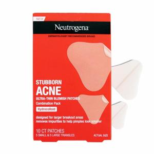 imageNeutrogena Sensitive Skin Blemish Patches Acne Patches for Sensitive Skin Hydrocolloid Treatment Visibly Shrinks Pimples Overnight 2 Sizes 30 Count10ct